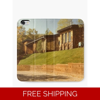 Le Studio Iphone Wallet Building Glory Days 1970`s